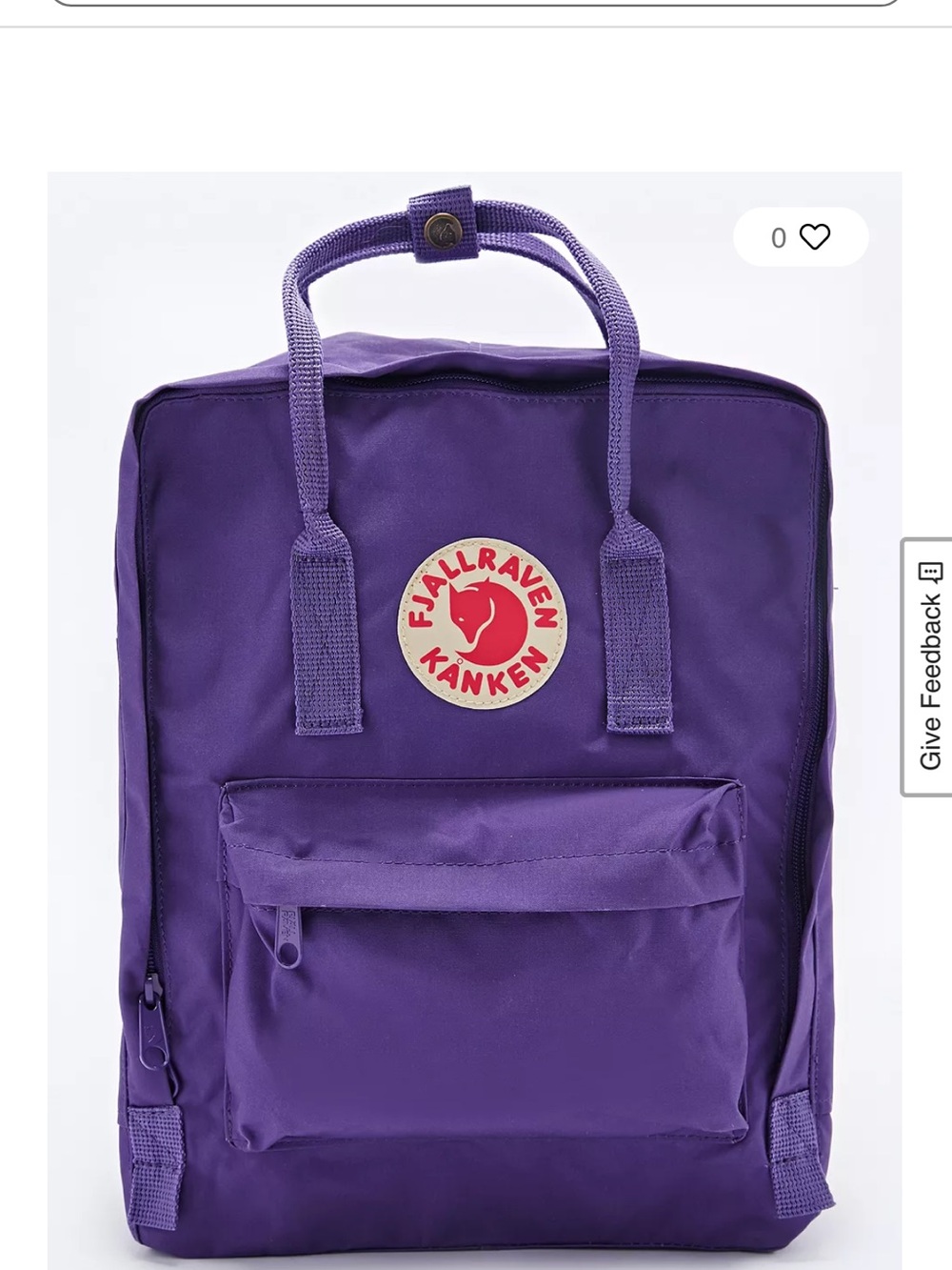 Fjallraven Kånken Backpack in Purple